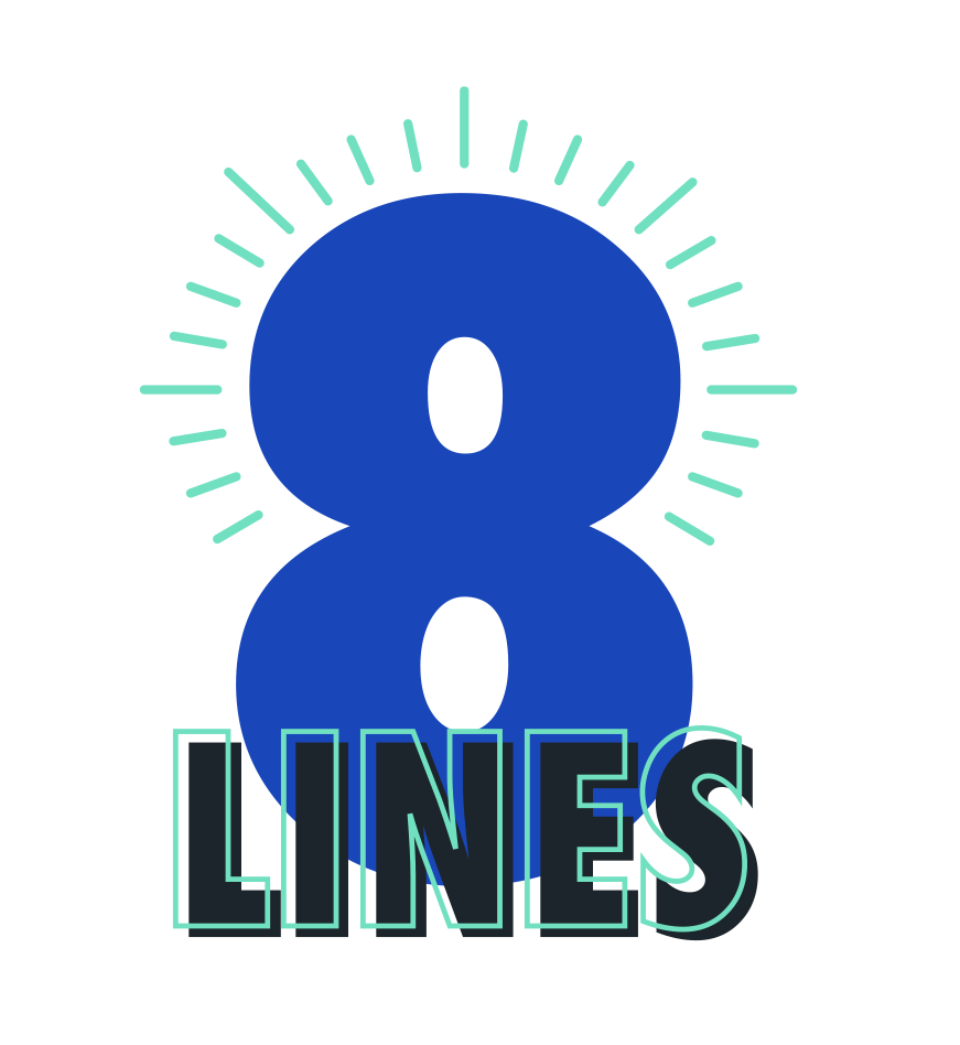 Drawing an 8 and text lines