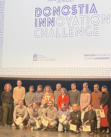 Grupo de personas en el Donostia Innovation Challenge
